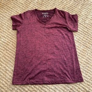 V Neck Workout Short Sleeve Top